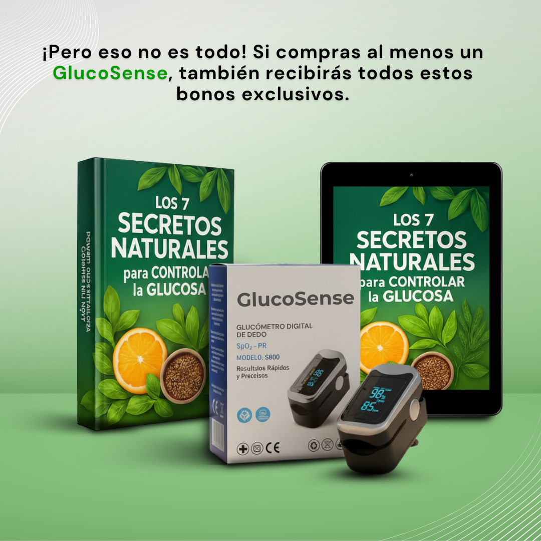 [COMPRE 1, LLEVE 2] GlucoSense™ 3 en 1 — Glucosa, Presión y Oxígeno Sin Agujas
