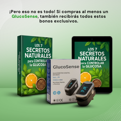 [COMPRE 1, LLEVE 2] GlucoSense™ 3 en 1 — Glucosa, Presión y Oxígeno Sin Agujas